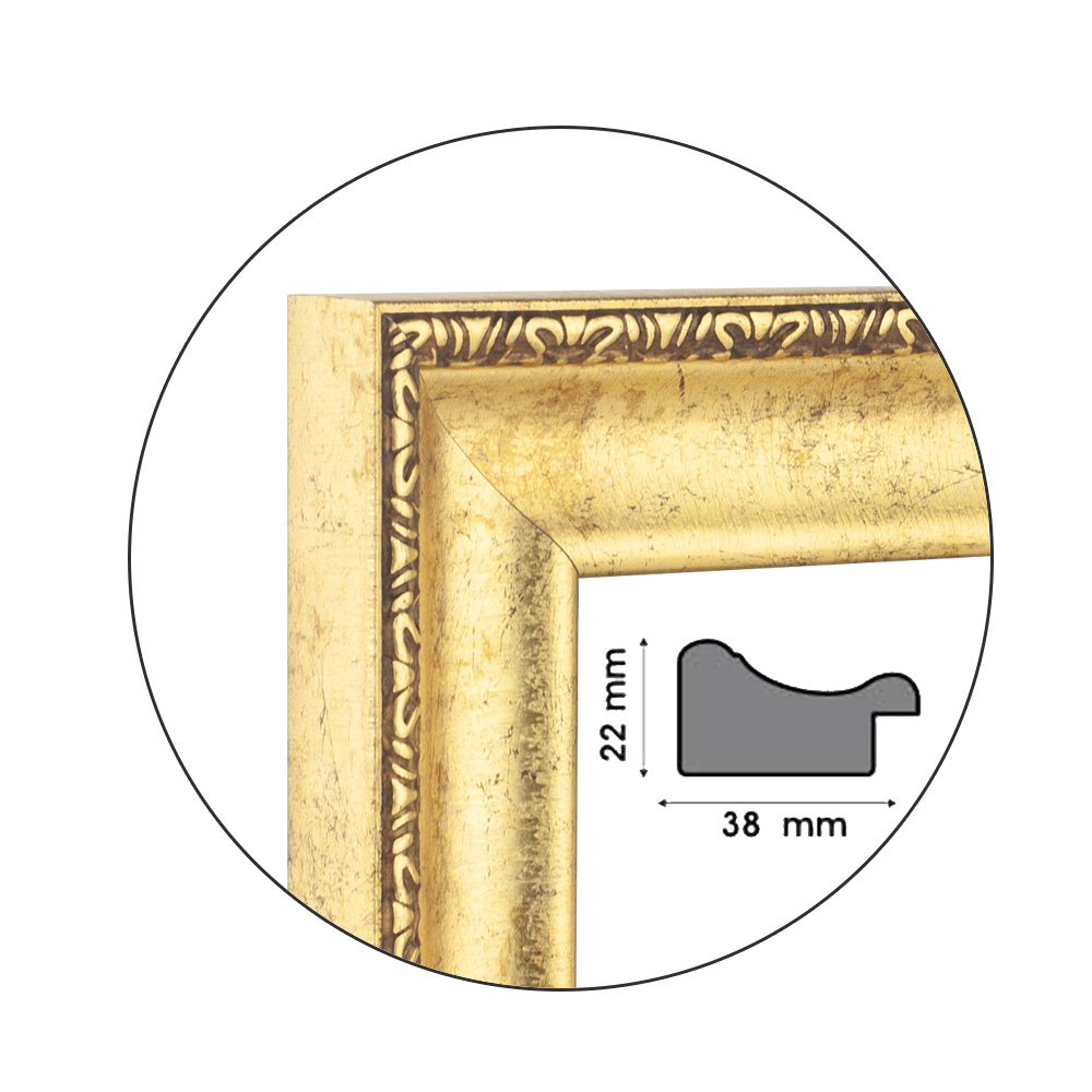 Ramă Egitto Oro | 3,8 cm